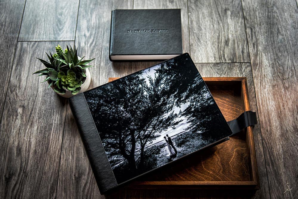 Album matrimonio pregiato copertina immagine personalizzata con acrilico