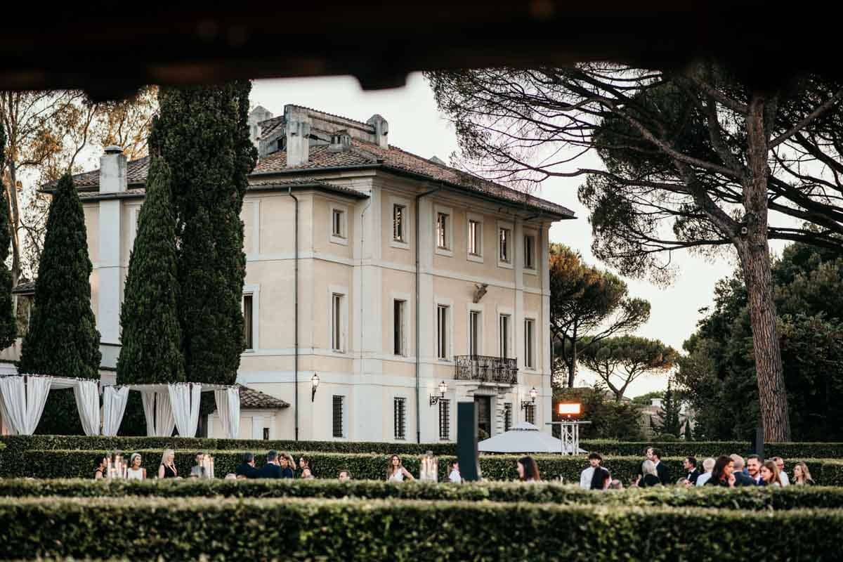 Villa Piccolomini Roma vista esterna