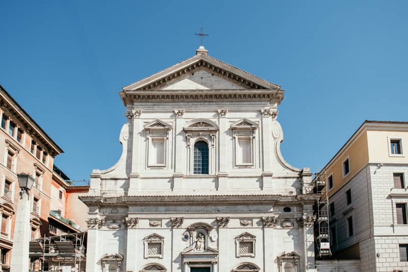 Chiesa della Traspontina facciata centrale Fabrizio Musolino Fotografo